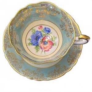 Paragon “Her Majesty” Floral Teacup & Saucer Set